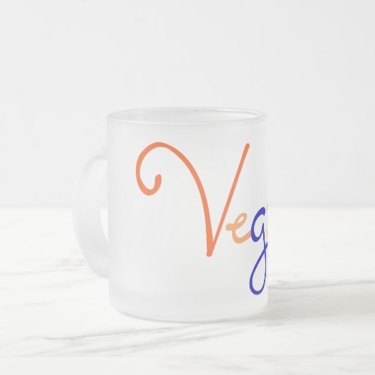 Vegane Tasse (Vorderseite Links)
