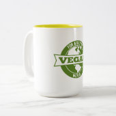 Vegane Tasse - Für eine bessere Vegane Welt (Vorderseite Links)
