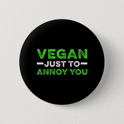 Vegane Tierrechte Vegetarische Befreiung Bio-Gesch Button (Vorderseite)