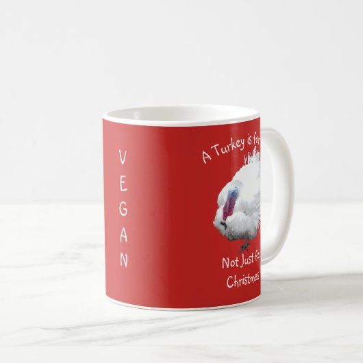 Vegane Türkei Kaffeetasse (VorderseiteRechts)