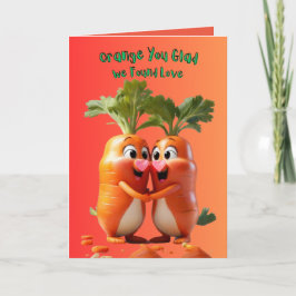 Vegane Valentine-Grußkarte Karte