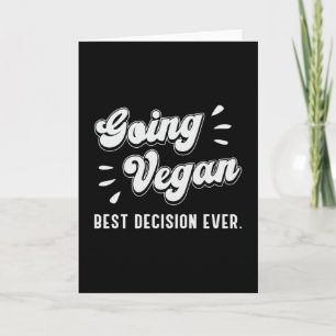 Vegane Veganismus Gemüse Tiere Geschenk Idee Karte