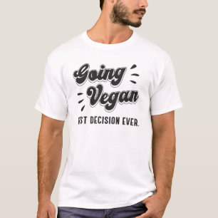 Vegane Veganismus Gemüse Tiere lustiges Geschenk T-Shirt