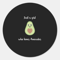 Vegane Vegetarier - nur ein Mädchen, das Avocados 