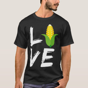 Vegane Vegetarier T-Shirt Süßmais Gärtner Liebe