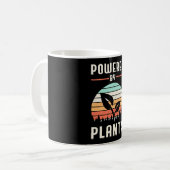 Vegane Vegetarier Veganismus Gemüse Veggie Geschen Kaffeetasse (Vorderseite Links)