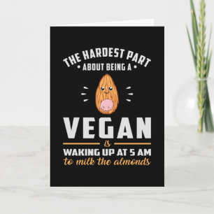 Vegane Vegetarier Veganismus Veggie Gemüse Geschen Karte