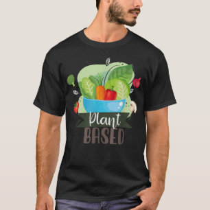 Vegane vegetarische Pflanze T-Shirt