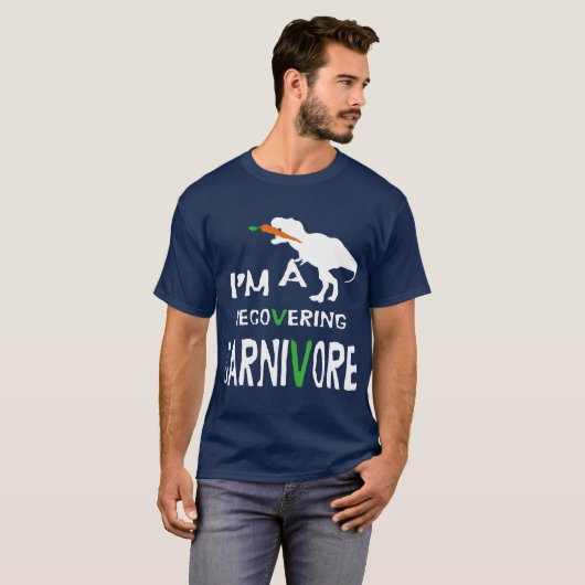 Vegane vegetarische Wiedergewinnung von Fleischfre T-Shirt (Vorne ganz)