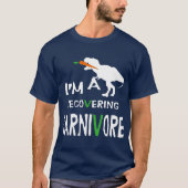 Vegane vegetarische Wiedergewinnung von Fleischfre T-Shirt (Vorderseite)