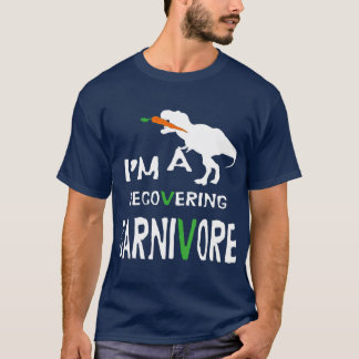 Vegane vegetarische Wiedergewinnung von Fleischfre T-Shirt