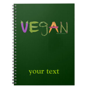Vegane Veggies-Gemüse-Liebhaber Notizblock