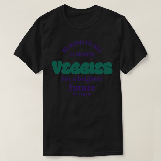 Vegane Veggies T-Shirt (Design vorne)