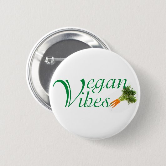 Vegane Vibes Button (Vorne & Hinten)