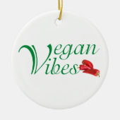 Vegane Vibes Keramikornament (Vorne)