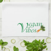 Vegane Vibes Küchentuch (Gefaltet)