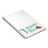 Vegane Vibes Notizblock (Rechte Seite)