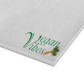 Vegane Vibes Schneidebrett (Ecke)