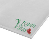 Vegane Vibes Schneidebrett (Ecke)