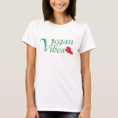 Vegane Vibes T-Shirt (Vorderseite)