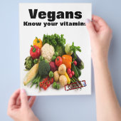 Vegane Vitamine Flyer (Hand)
