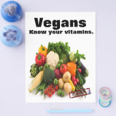 Vegane Vitamine Flyer (Einzeln)