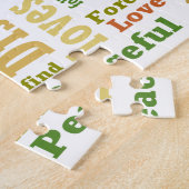 Vegane Wanderung Word Cloud Puzzle (Seite)