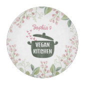 Vegane Wasserfarbe Schneidebrett (Vorderseite)