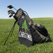 vegane Weihnachten Golfhandtuch (Gras)