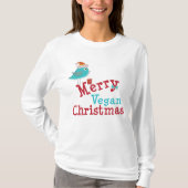 Vegane Weihnachten T-Shirt (Vorderseite)