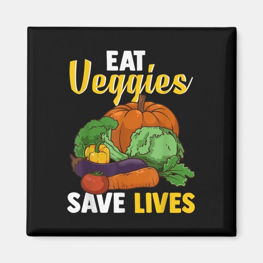 vegane Welt veganer Tag-die-Zukunft Magnet (Vorne)