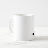 vegane Yogi-Tasse Kaffeetasse (Vorderseite Links)
