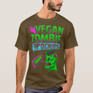 Vegane Zombie-Apokalypse, Funny Vegetarian Hallowe T-Shirt