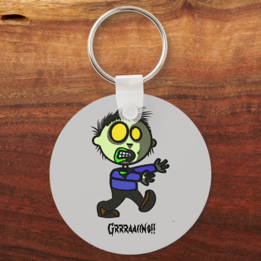 Vegane Zombie-Schlüsselkette Schlüsselanhänger (Vorderseite)