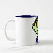Vegane Zombie-Tasse Zweifarbige Tasse (Links)