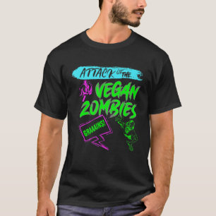 Vegane Zombies Vegetarische Vegane Tage Gemüse T-Shirt