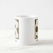 Veganen RETT der braunen Kuhspalte Kaffeetasse (Mittel)