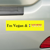 Veganer Abstimmungs-Autoaufkleber Autoaufkleber (Auf Auto)