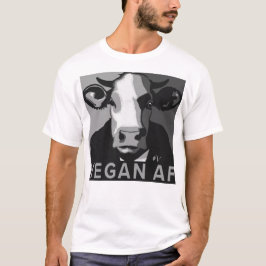 Veganer AF Pop Kunsthemd in Schwarz/Weiß T-Shirt