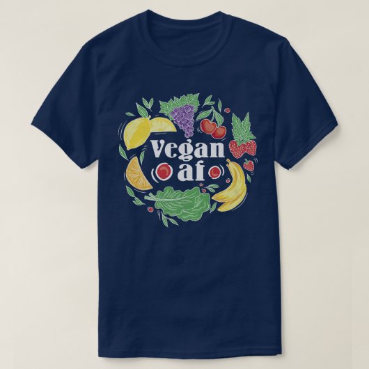 VEGANER AF T-Shirt (Design vorne)