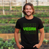 Veganer Aktivismus - Schwarz und Grün T-Shirt