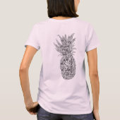 Veganer Ananas Bio Cotton T - Shirt (Rückseite)