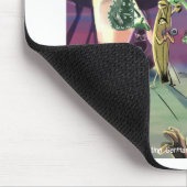 Veganer Außerirdischer Lustig Mousepad (Ecke)