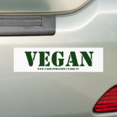 Veganer Autoaufkleber (Auf Auto)