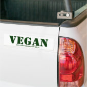 Veganer Autoaufkleber (Auf Lkw)