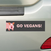 Veganer Autoaufkleber (Auf Auto)
