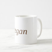 veganer Becher Kaffeetasse (VorderseiteRechts)