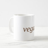 veganer Becher Kaffeetasse (Vorderseite Links)