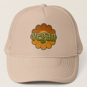 Veganer Blumen-Fernlastfahrer-Hut Truckerkappe