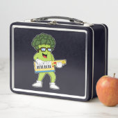 Veganer Broccoli bei Gitarre Metall Brotdose (Beispiel)
